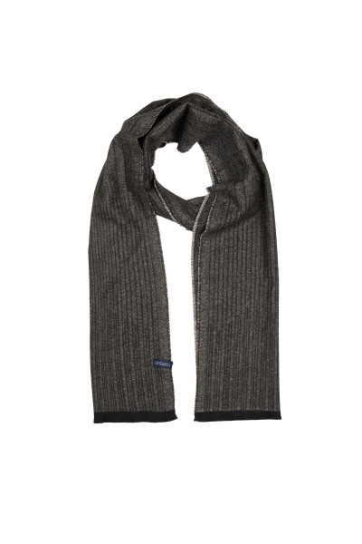 Gri Desenli Atkı - 2