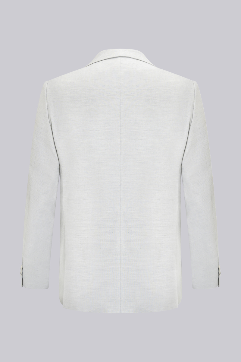 Gri Slim Fit Sivri Yaka Klasik Takım Elbise - Hatemoğlu (1)