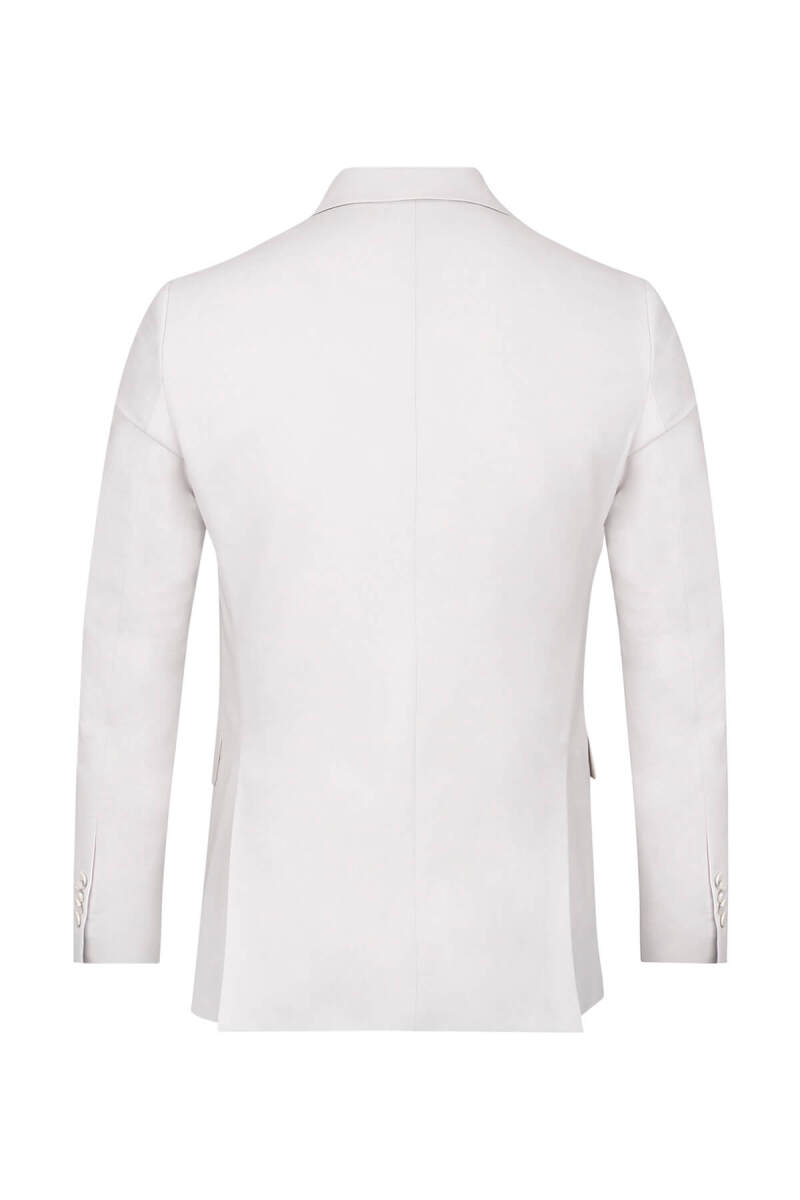 Gri Slim Fit Sivri Yaka Klasik Takım Elbise - Hatemoğlu (1)