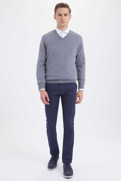 Gri V Yaka Triko - 2