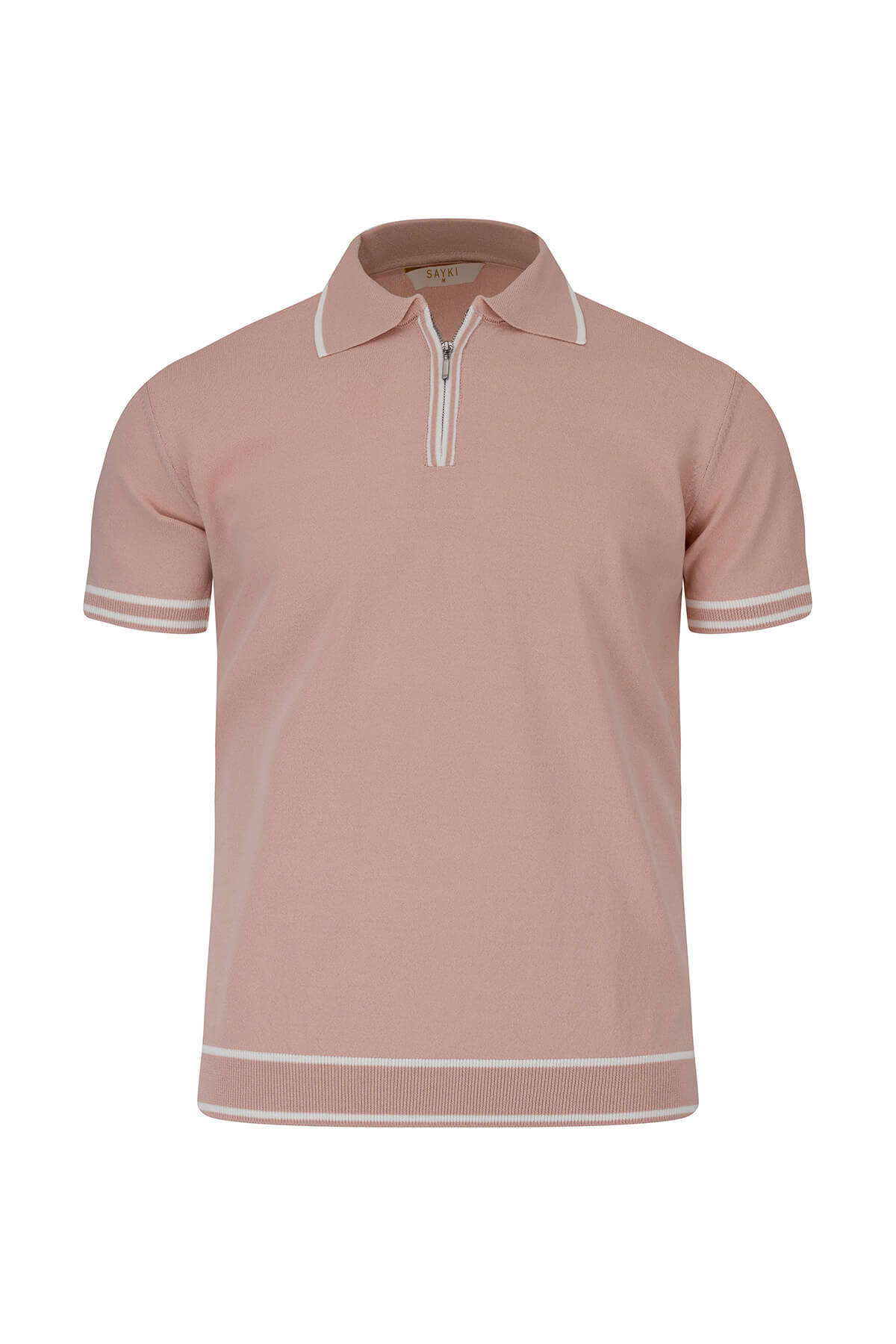 Gül Kurusu Regular Fit Polo Yaka Rayon Tişört - 2