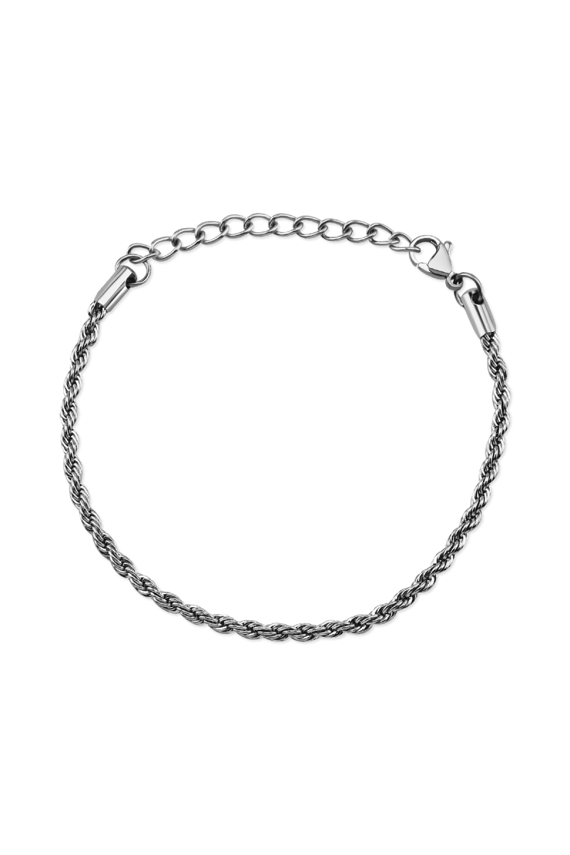 Çelik Zincirli Erkek Bileklik - Hatem Saykı