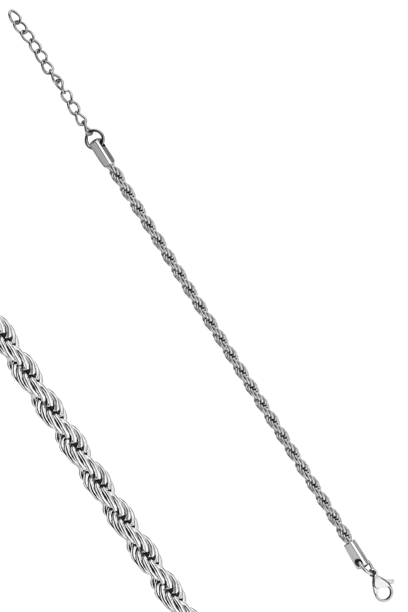 Çelik Zincirli Erkek Bileklik - Hatem Saykı (1)