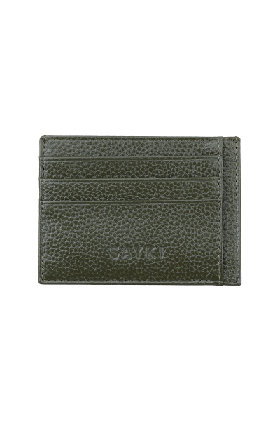 Haki 100% Deri Cüzdan 