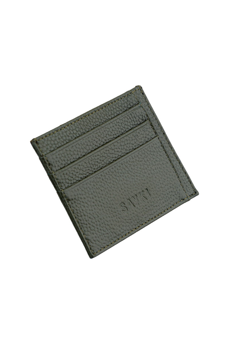 Haki 100% Deri Cüzdan - Saykı (1)