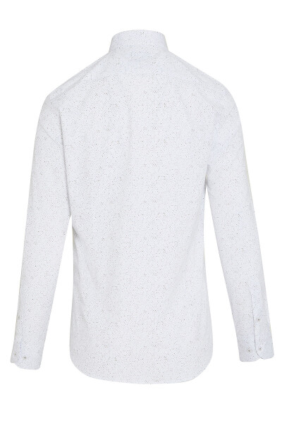 Haki Baskılı Slim Fit Gömlek - 2