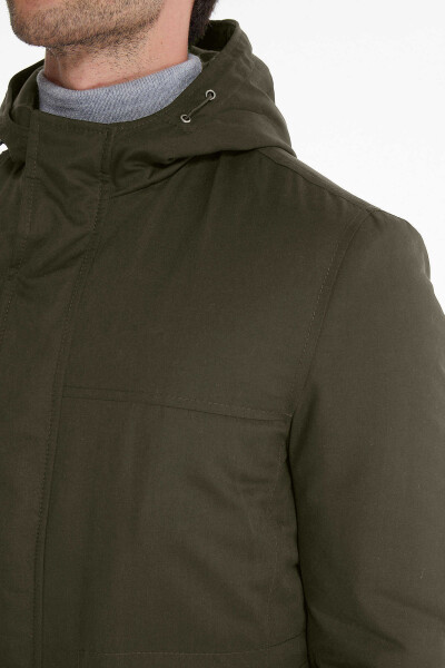 Boeno Kapüşonlu Hakim Yaka Kaban - 8