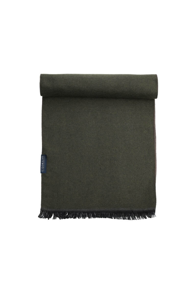 Haki - Bej Çift Taraflı Atkı - Hatemoğlu (1)