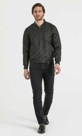 Haki Desenli Bomber Mont - 6