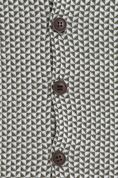 Haki Desenli Triko Yelek - 17