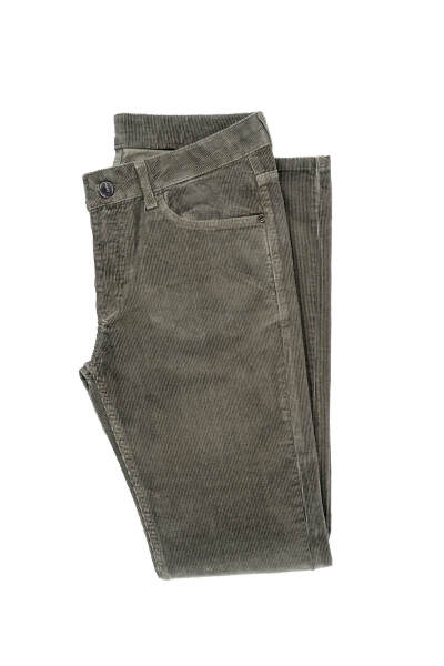 Haki Dinamik Fit 5 Cep Casual Kadife Pantolon 