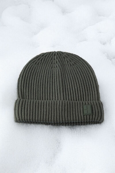 Haki Örgü Bere - 4