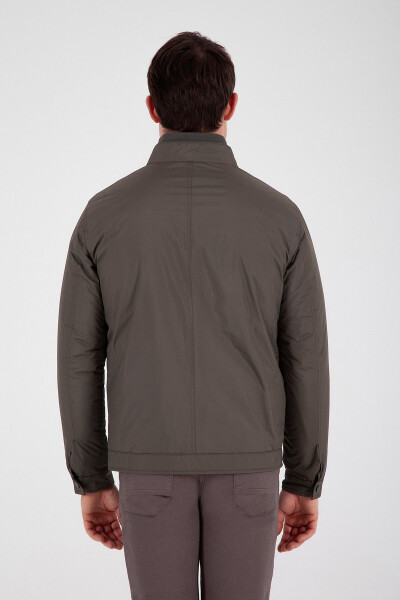 Haki Hakim Yaka Slim Fit Mont - 4