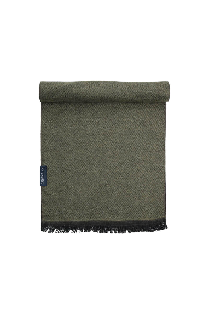 Haki - Kahverengi Çift Taraflı Atkı - Hatemoğlu (1)