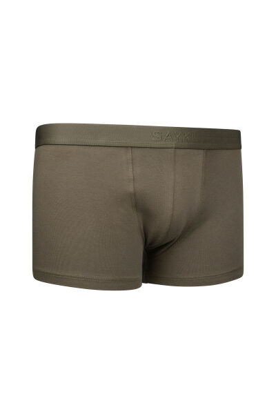 Haki Pamuklu Boxer - 1