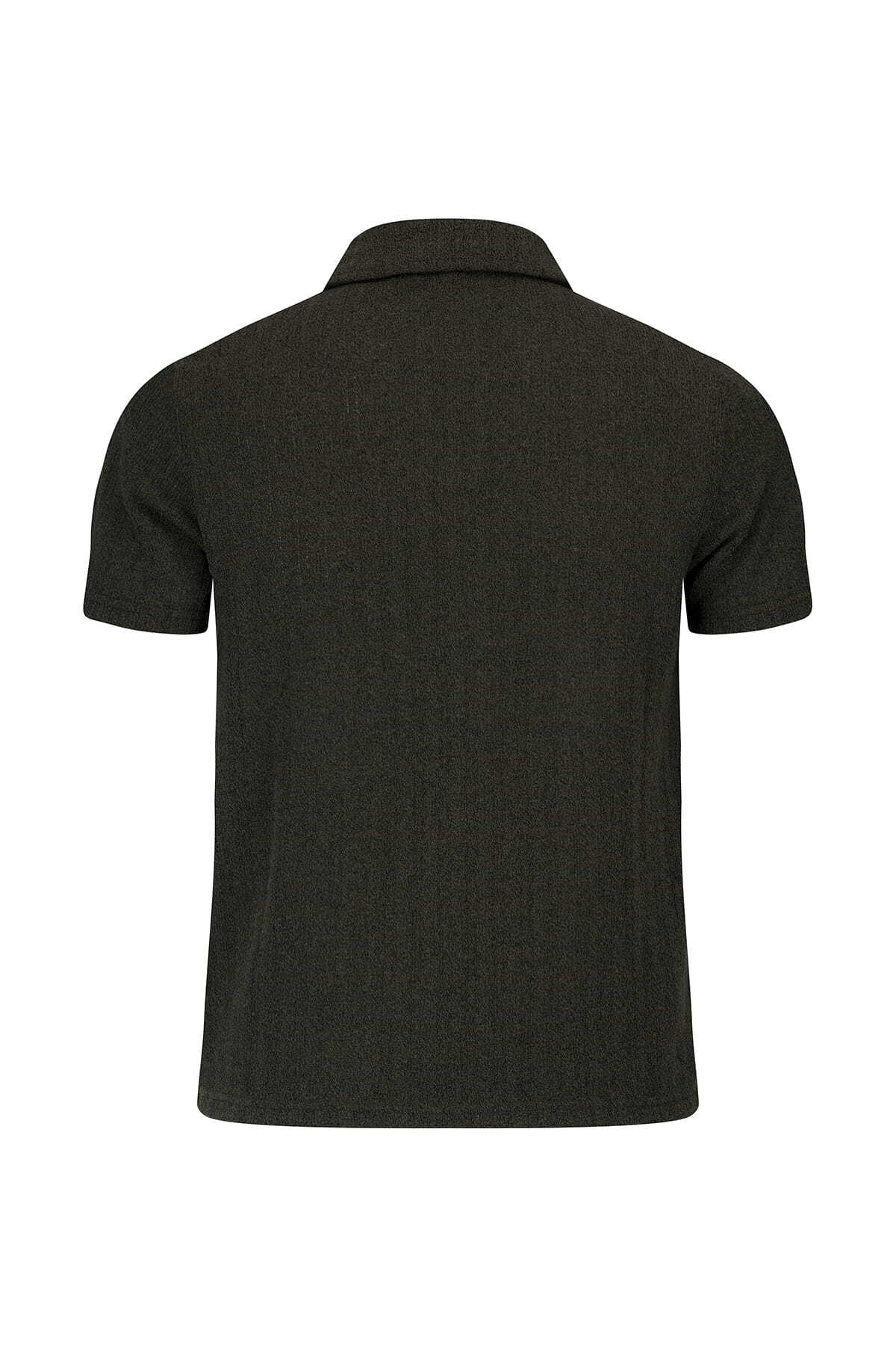 Haki Regular Fit Apaş Yaka Gömlek - 3
