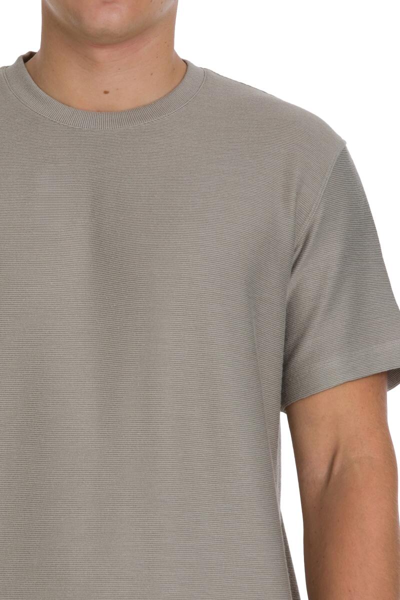 Haki Regular Fit Bisiklet Yaka Basic Tişört - Saykı (1)