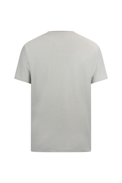 Haki Regular Fit Bisiklet Yaka Basic Tişört - 2