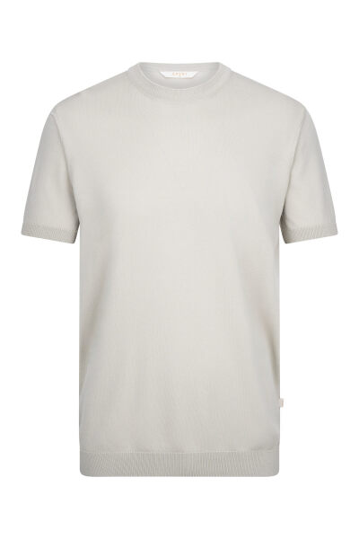 Haki Regular Fit Bisiklet Yaka Rayon Tişört 