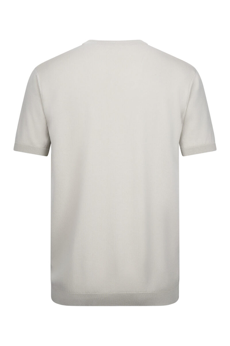 Haki Regular Fit Bisiklet Yaka Rayon Tişört - Saykı (1)