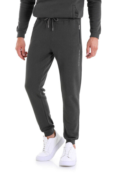 Haki Regular Fit Yandan Cepli Eşofman Altı - 2