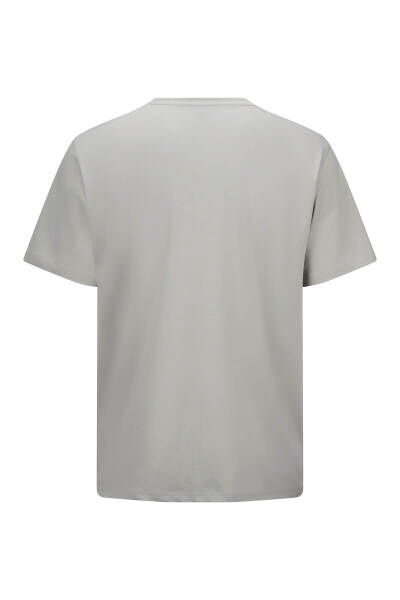 Haki Regular Fit Pamuklu Bisiklet Yaka Tişört - 2