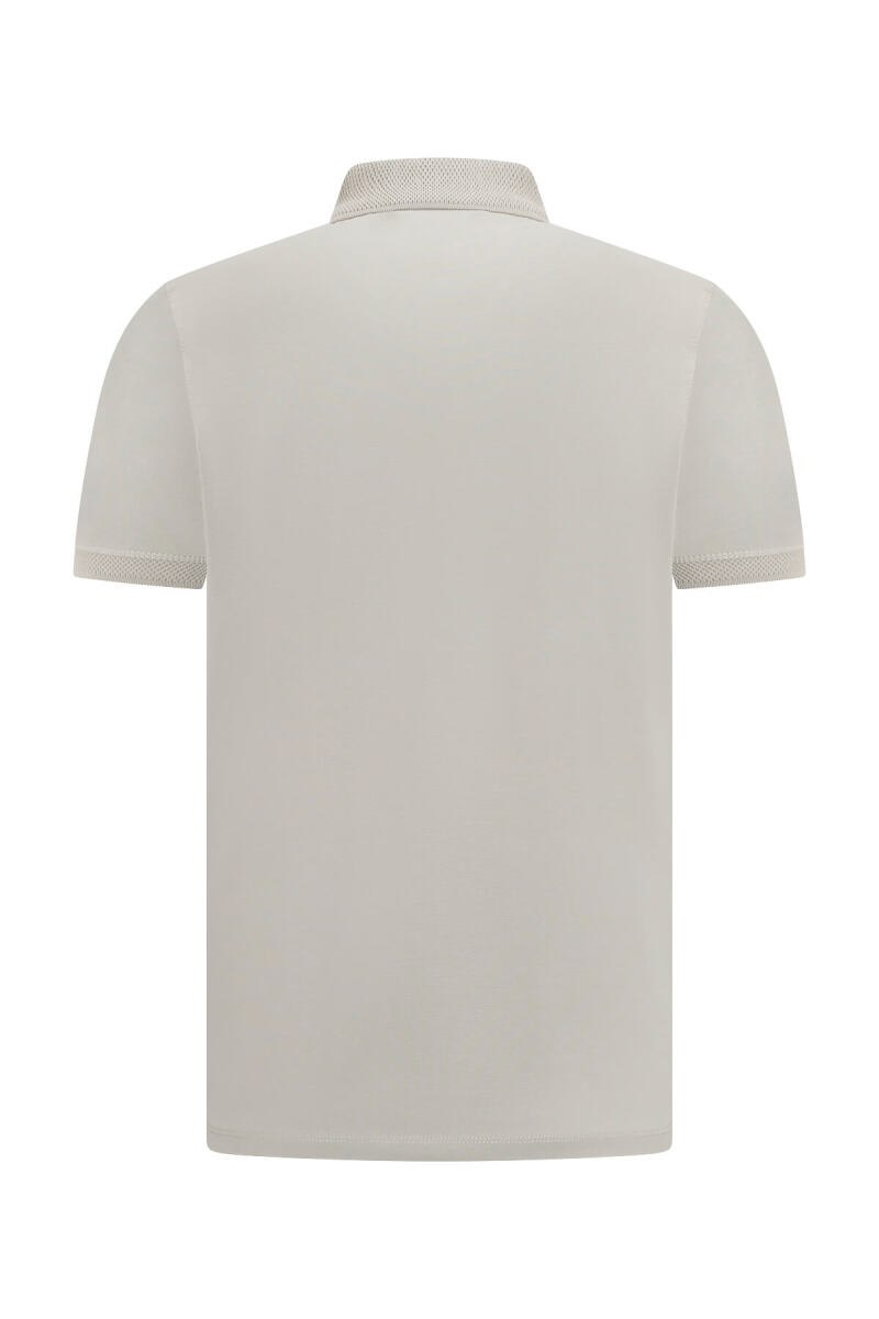 Haki Regular Fit Polo Yaka Pamuklu Tişört - Hatemoğlu (1)