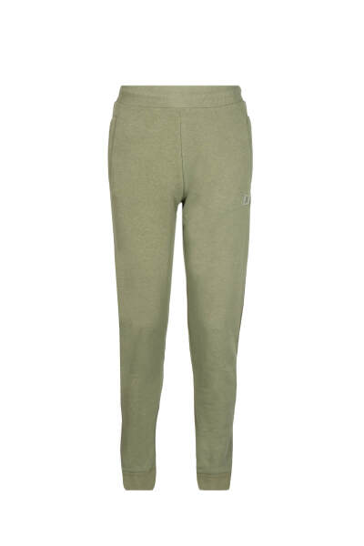 Haki Regular Fit Yandan Cepli Pamuklu Eşofman Altı - 2