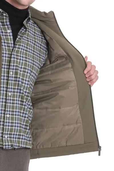 Haki Slim Fit Hakim Yaka Kapüşonlu Kaz Tüyü Mont - 9