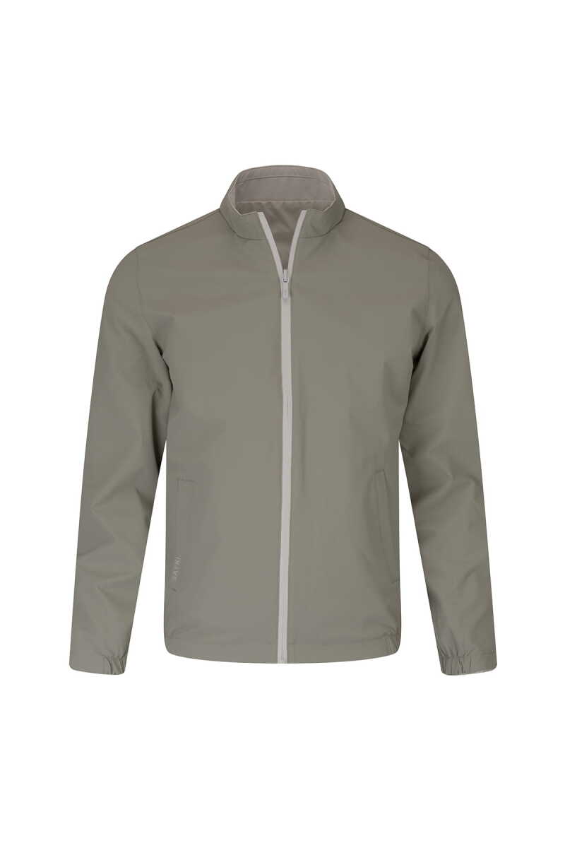 Haki Slim Fit Hakim Yaka Mevsimlik Mont