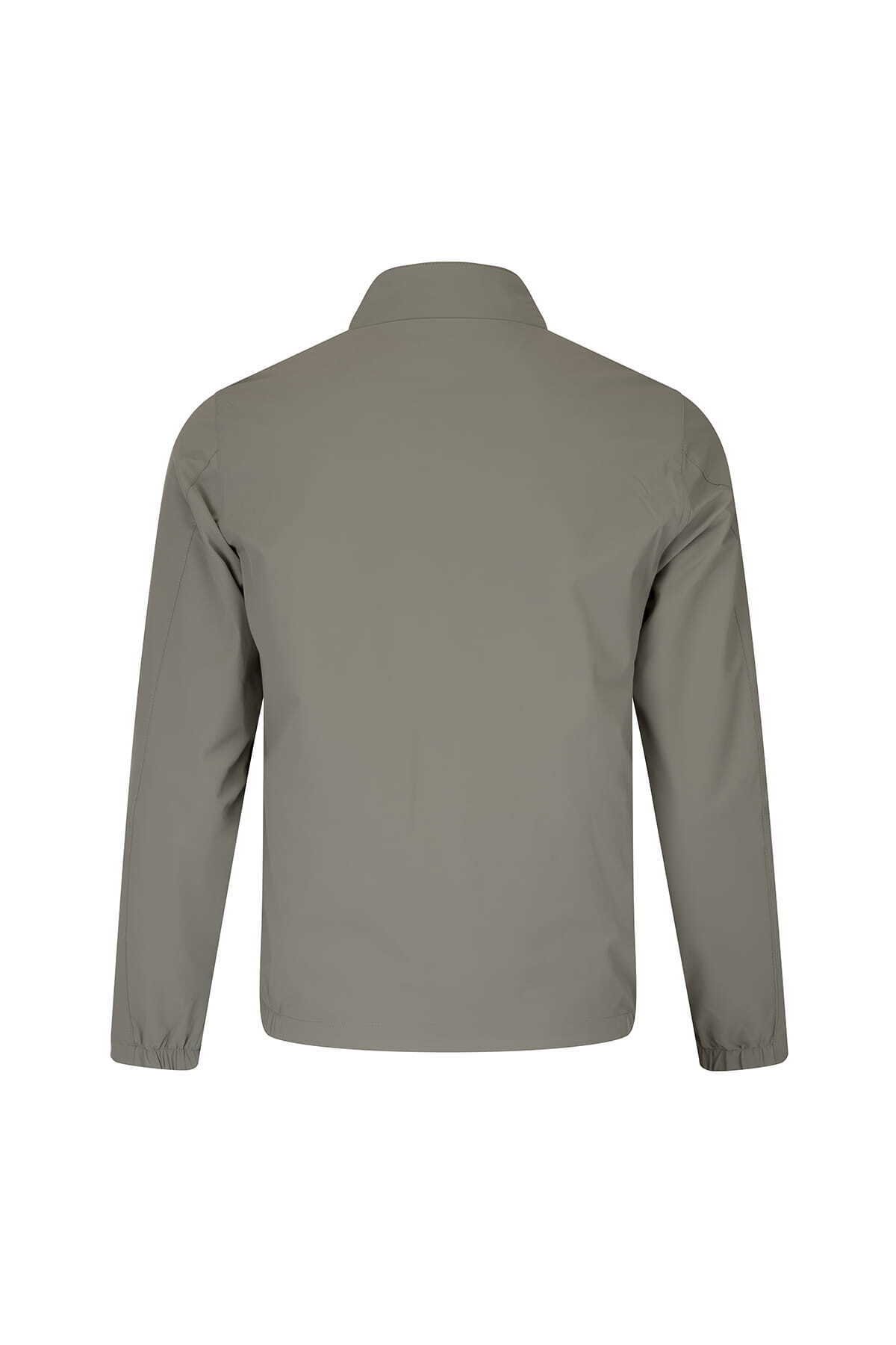 Haki Slim Fit Hakim Yaka Mevsimlik Mont - 2