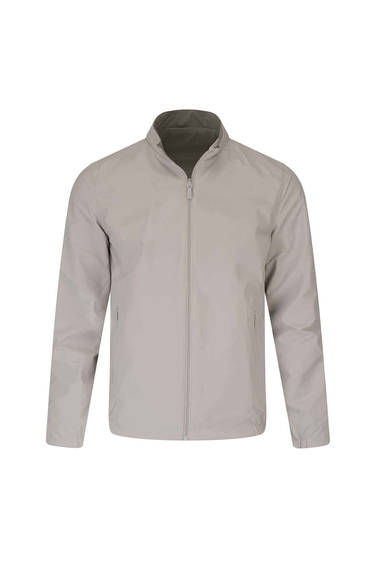 Haki Slim Fit Hakim Yaka Mevsimlik Mont - 4