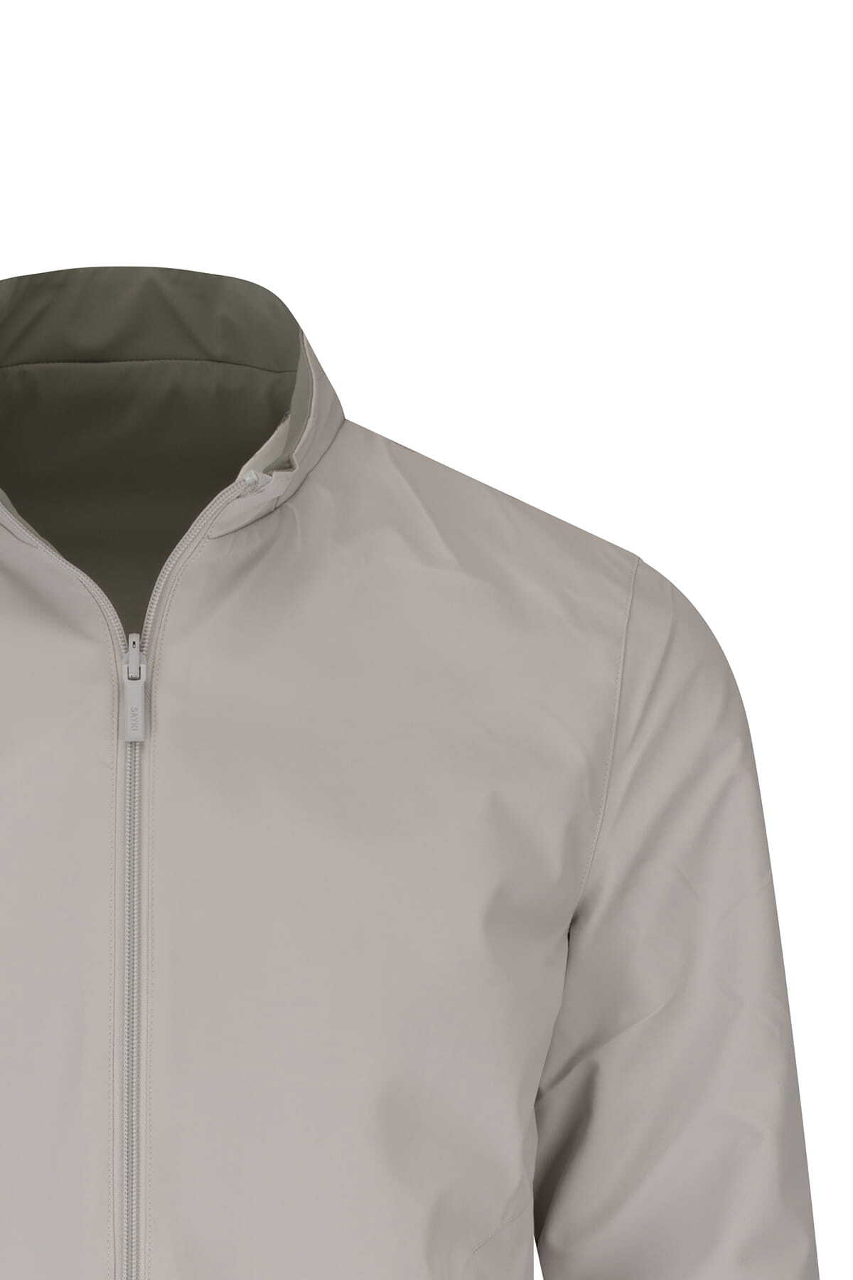 Haki Slim Fit Hakim Yaka Mevsimlik Mont - 6