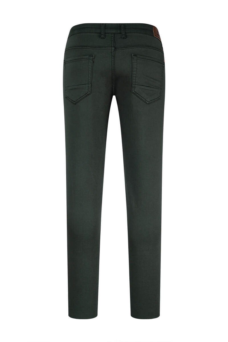 Haki Slim Fit Pamuklu 5 Cep Kanvas Pantolon - Saykı (1)