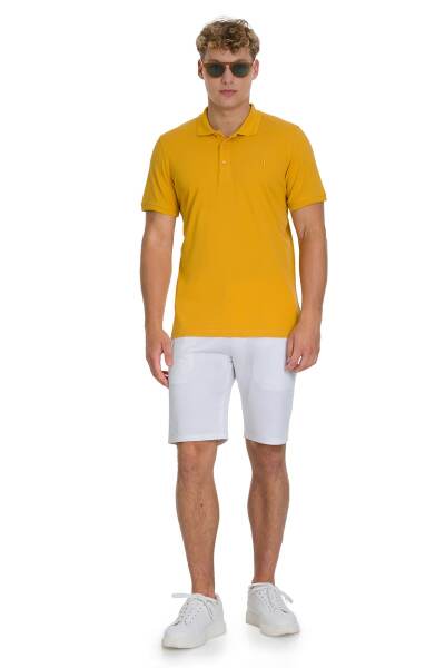 Hardal Regular Fit 100% Pamuklu Polo Yaka Tişört - 2