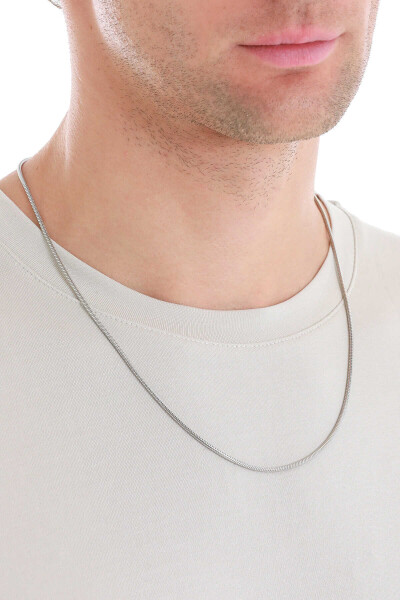 Hatemoğlu Çelik Zincir Erkek Kolye - 3