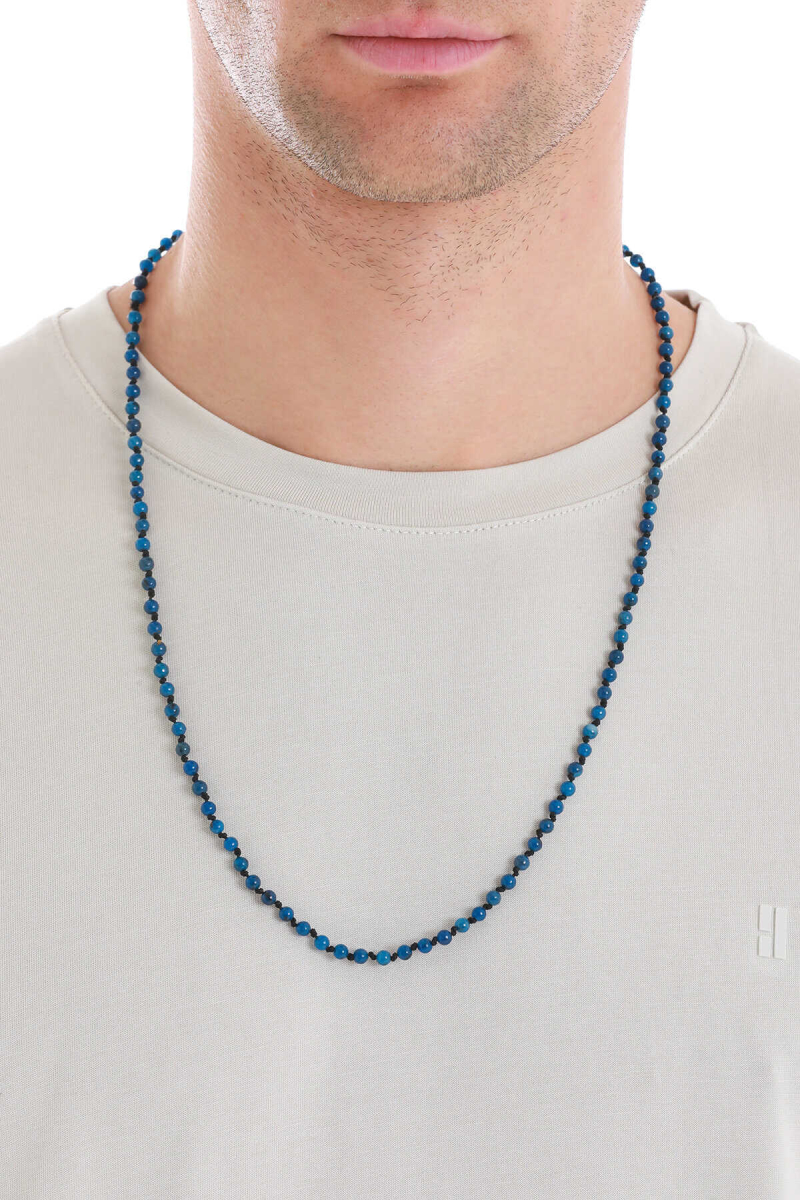 Hatemoğlu Doğal Taşlı Erkek Kolye - Hatem Saykı