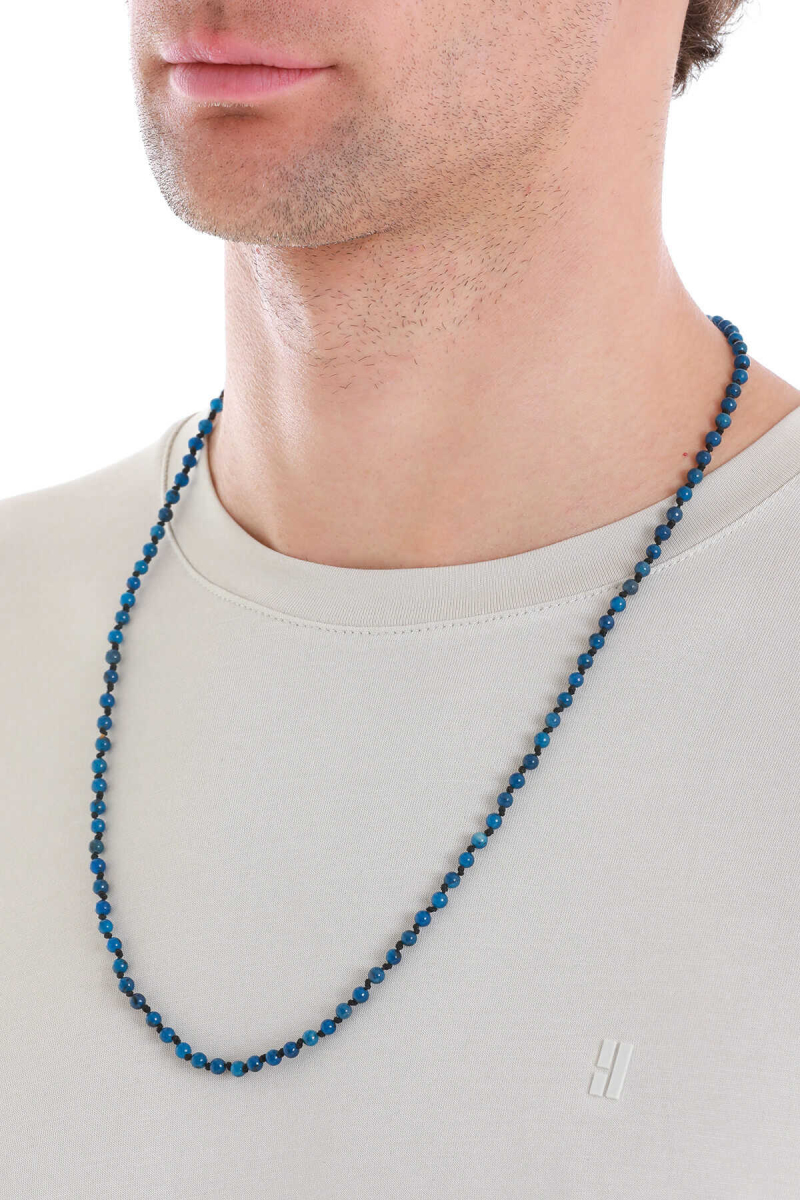 Hatemoğlu Doğal Taşlı Erkek Kolye - Hatem Saykı (1)