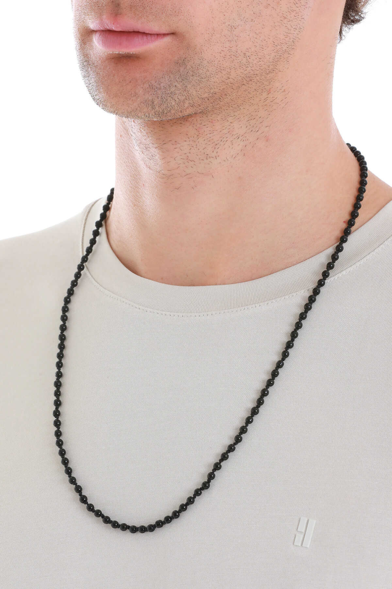 Hatemoğlu Doğal Taşlı Erkek Kolye - Hatem Saykı (1)