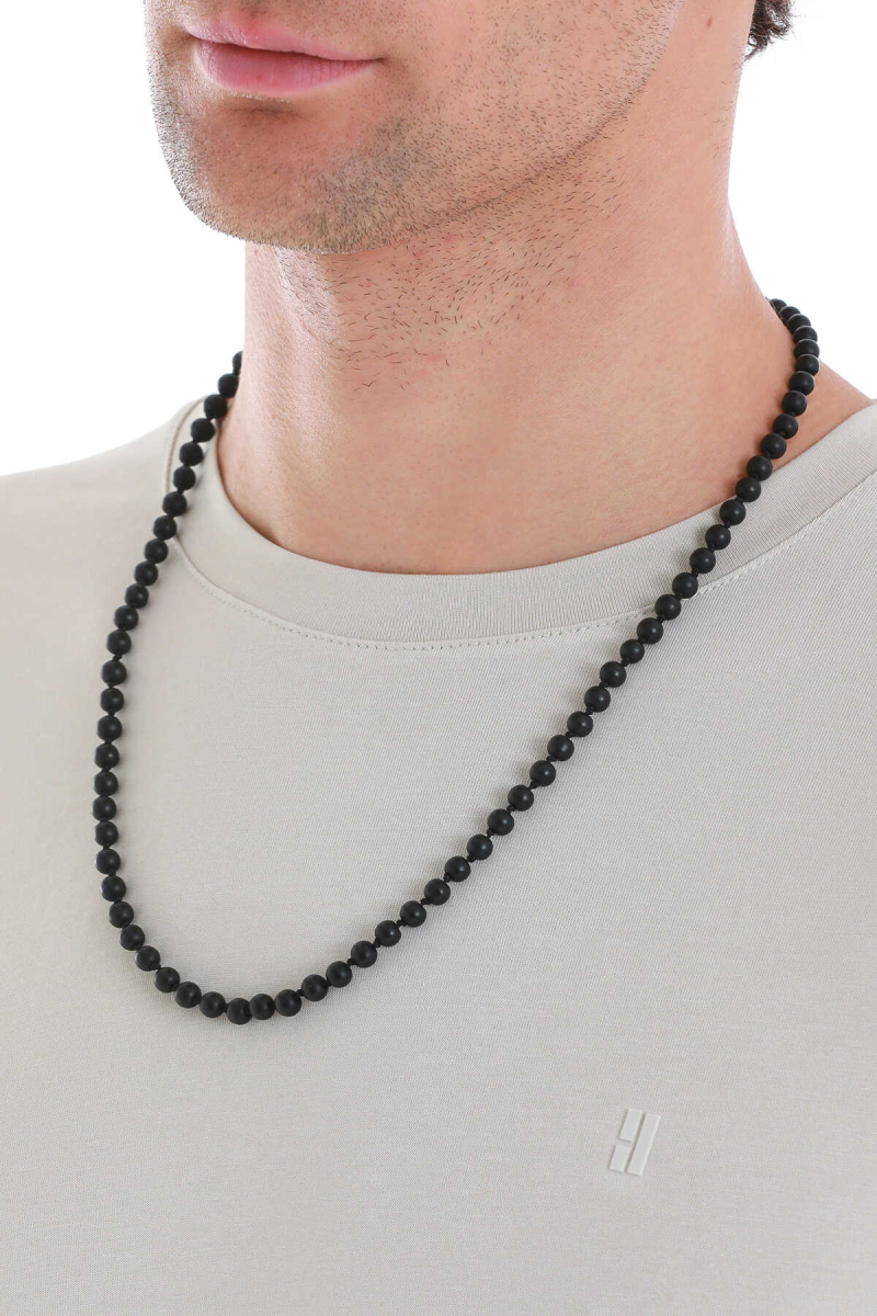 Hatemoğlu Doğal Taşlı Erkek Kolye - Hatem Saykı (1)