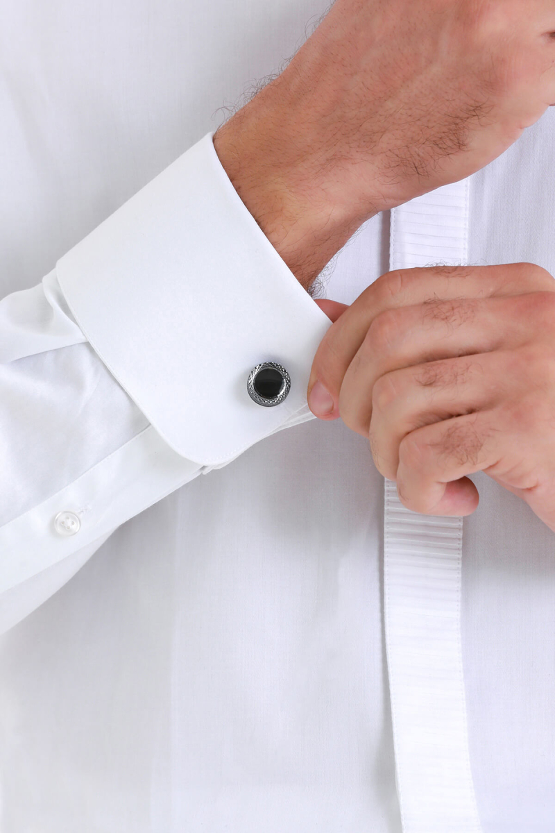 Yuvarlak Kol Düğmesi - Hatem Saykı