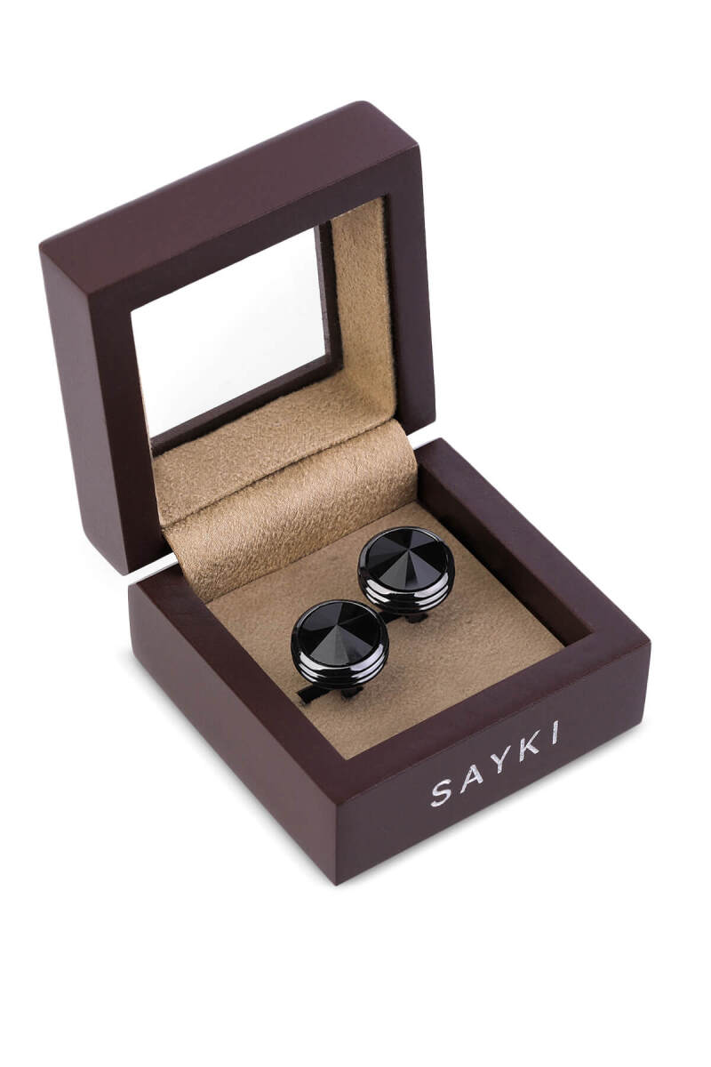 Yuvarlak Kol Düğmesi - HATEM SAYKI