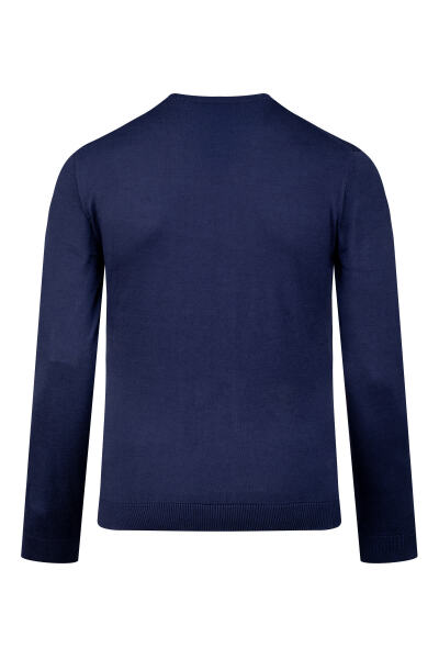 Mavi Regular Fit Bisiklet Yaka 100% Pamuklu Triko Kazak - 6