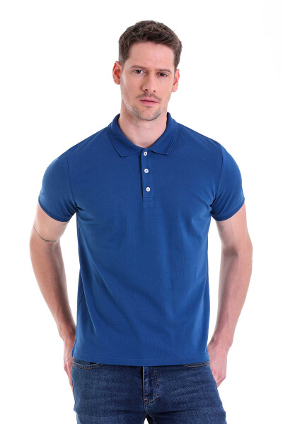 İndigo Comfort Fit 100% Pamuk Polo Yaka Tişört 