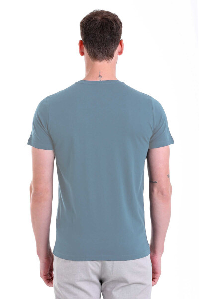 Mavi Regular Fit Bisiklet Yaka 100% Pamuk Tişört - 7