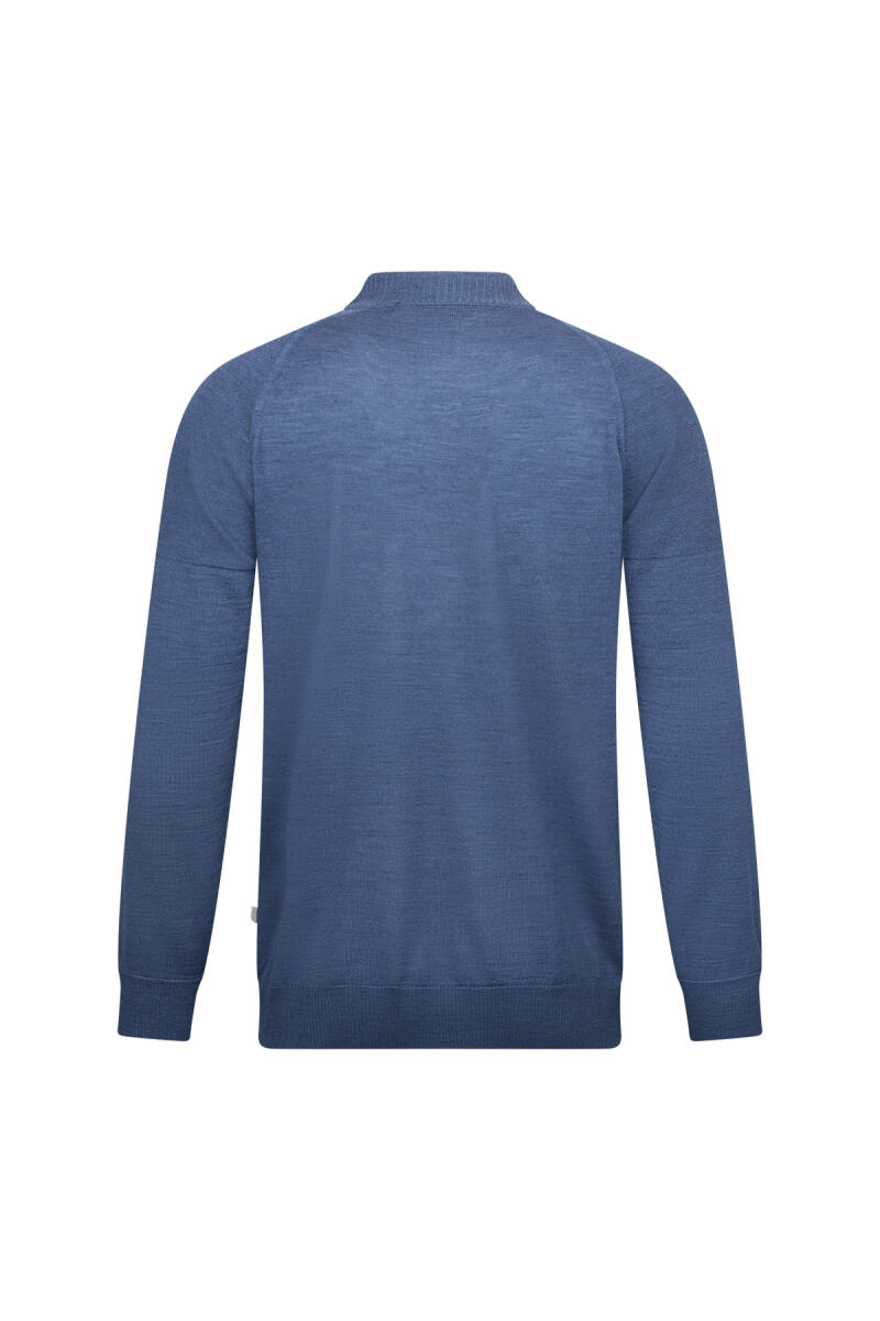 Mavi Regular Fit Çeyrek Balıkçı Yaka Yünlü Triko Kazak - Hatem Saykı (1)