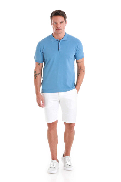 Mavi Regular Fit Polo Yaka Rayon Tişört - 2