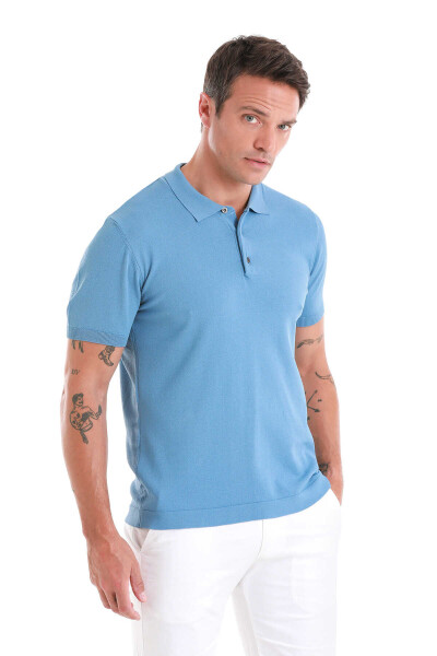 Mavi Regular Fit Polo Yaka Rayon Tişört - 3