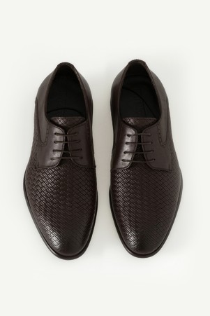 Kahverengi Klasik Oxford Ayakkabı - Thumbnail