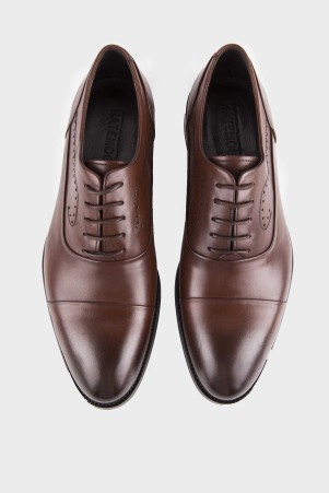 Kahverengi Klasik Oxford Ayakkabı - Thumbnail